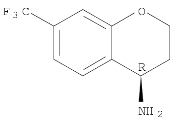 2H-1-Benzopyran-4-amine, 3,4-dihydro-7-(trifluoromethyl)-, (4R)-